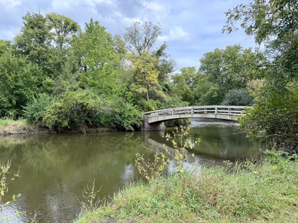 The DuPage River in Pioneer Park